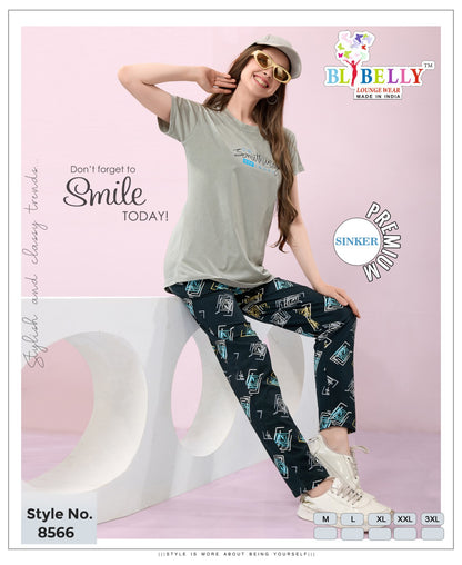 Vol 661 Belly Sinker Pyjama Night Suits Supplier India