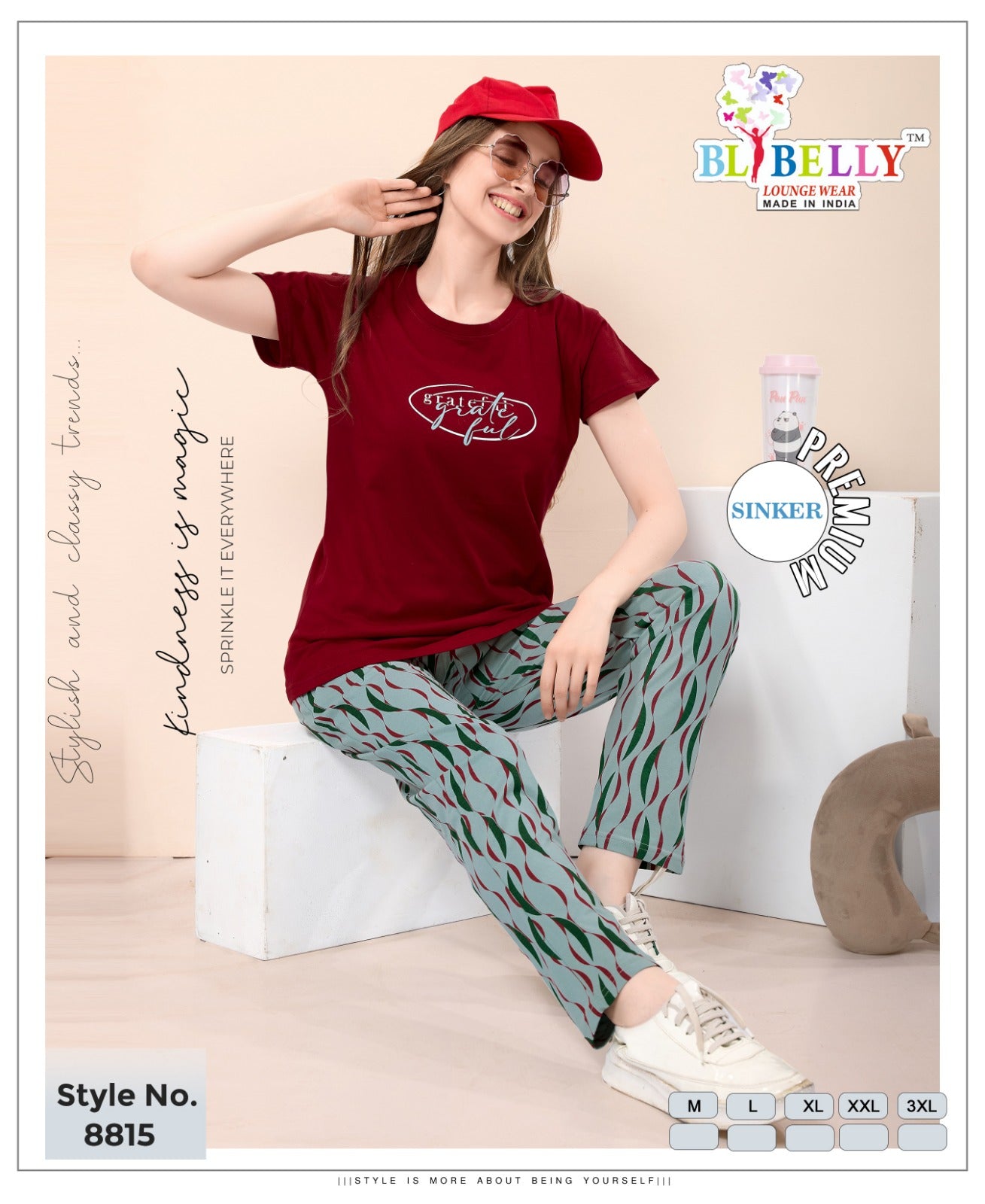 Vol 662 Belly Sinker Pyjama Night Suits Supplier India