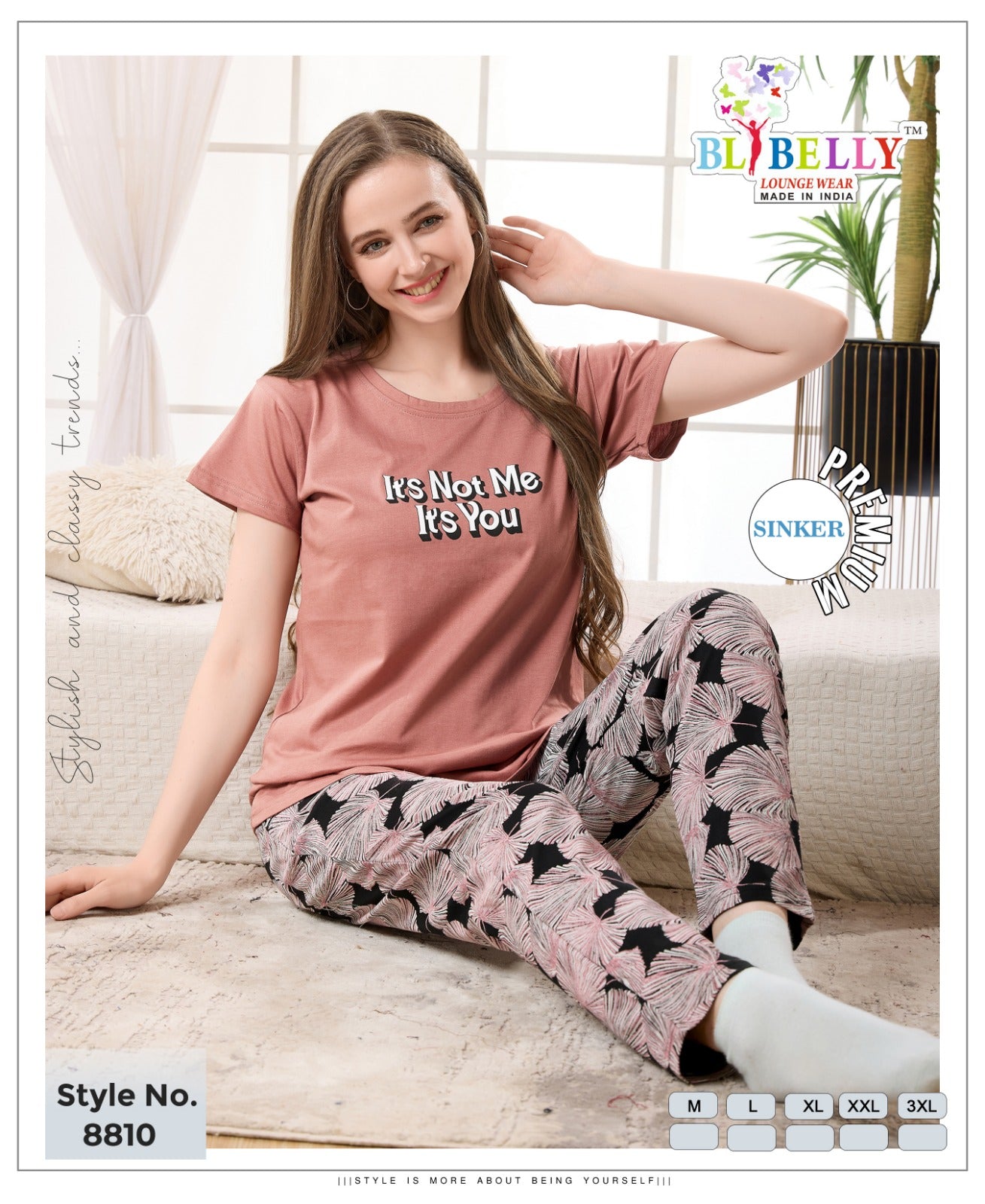 Vol 662 Belly Sinker Pyjama Night Suits Supplier India