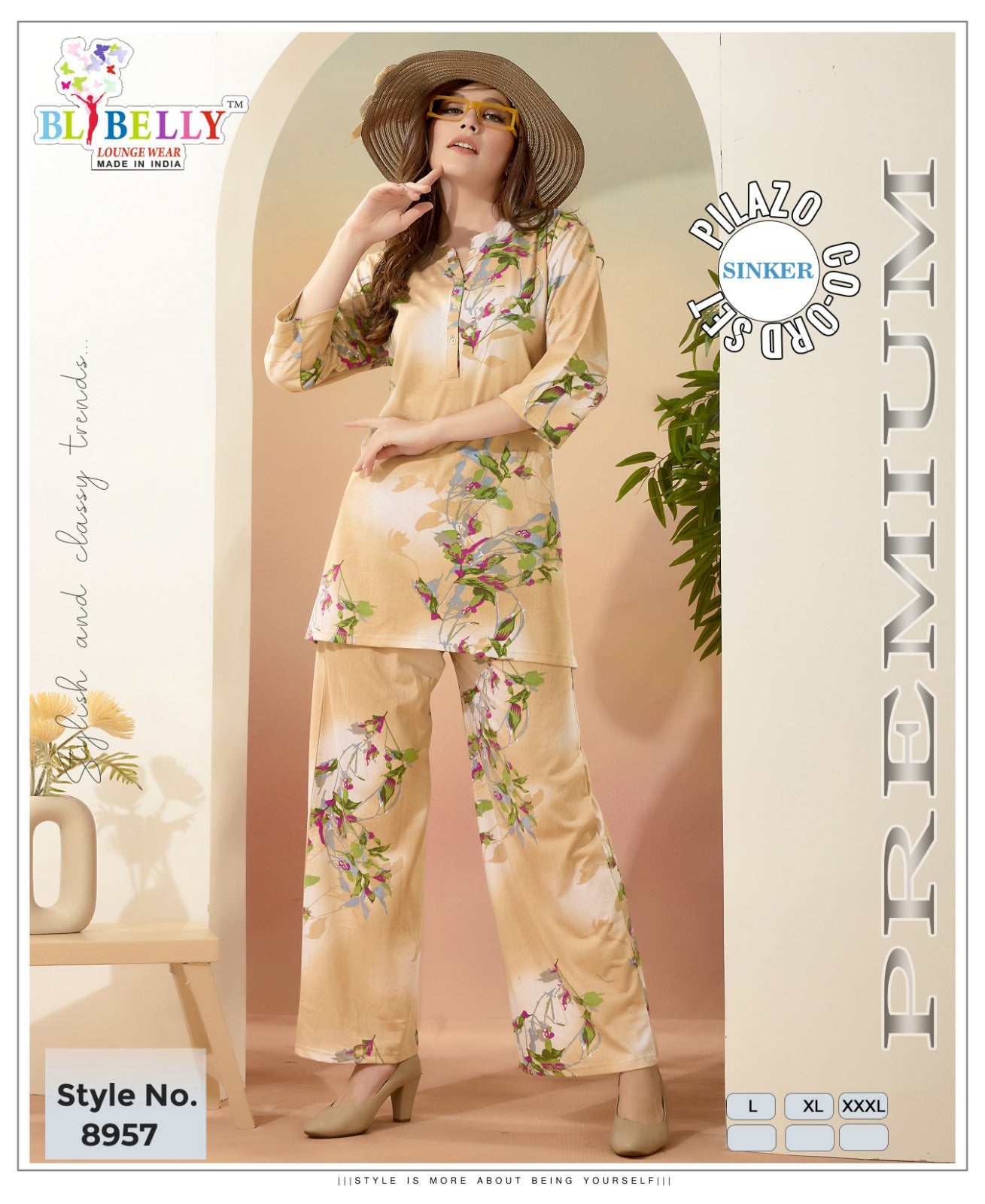Vol 666 Belly Sinker Co Ord Set Wholesale Price