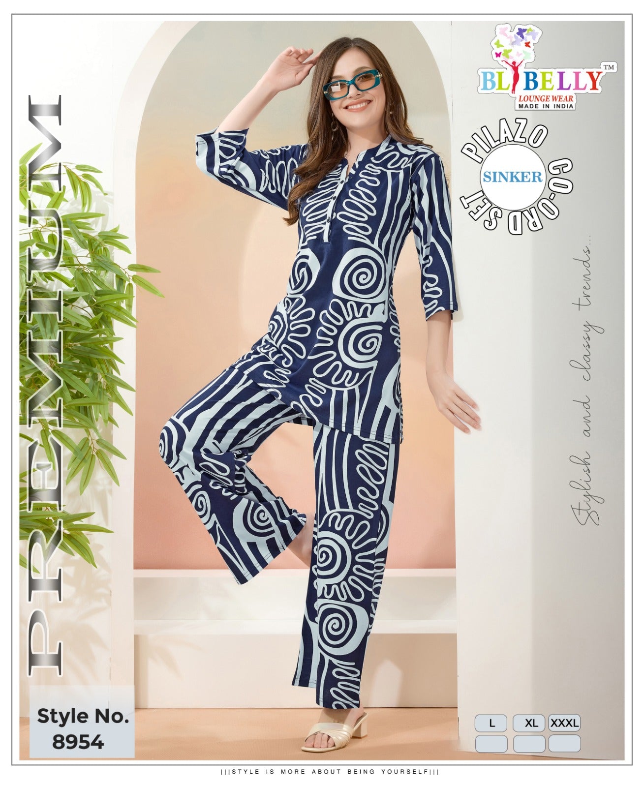 Vol 666 Belly Sinker Co Ord Set Wholesale Price