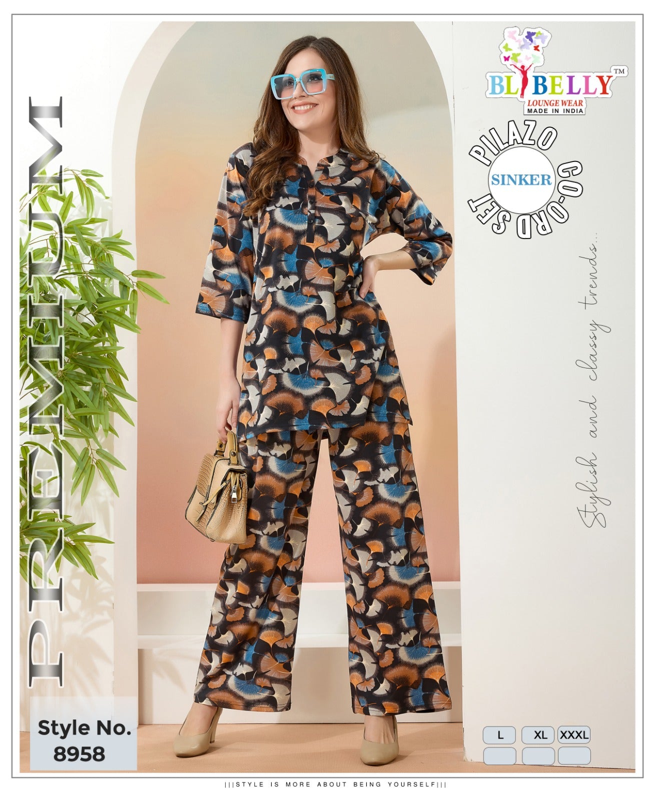 Vol 666 Belly Sinker Co Ord Set Wholesale Price