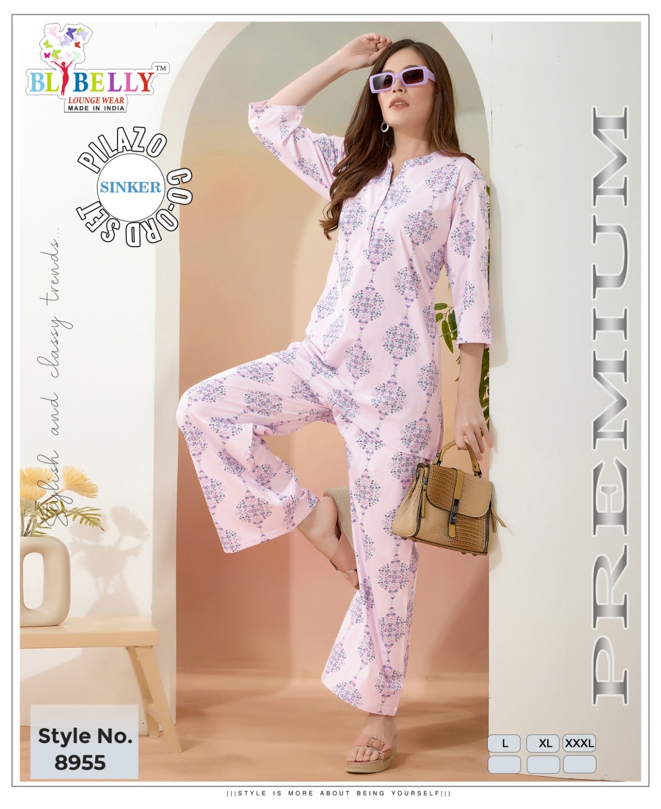 Vol 666 Belly Sinker Co Ord Set Wholesale Price