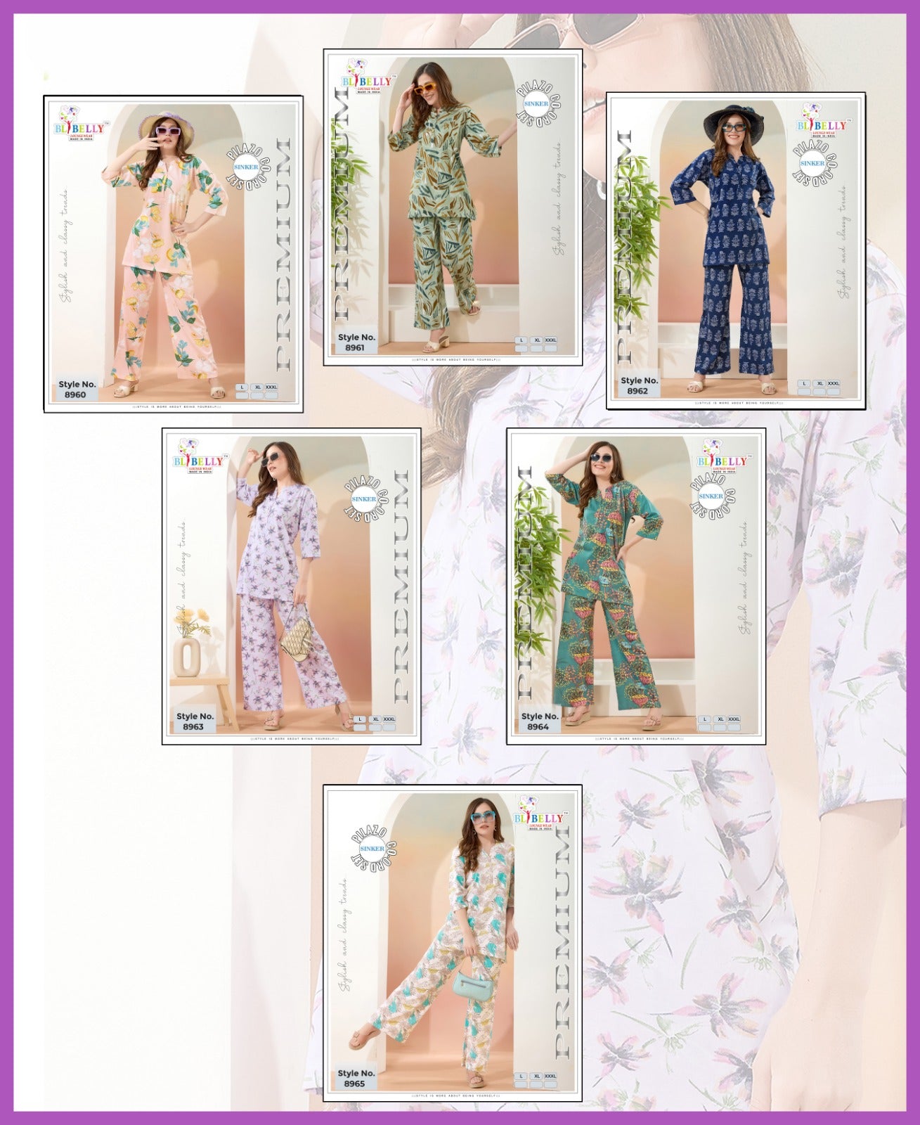 Vol 667 Belly Sinker Co Ord Set Manufacturer Gujarat