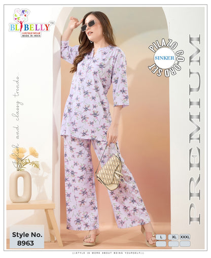 Vol 667 Belly Sinker Co Ord Set Manufacturer Gujarat