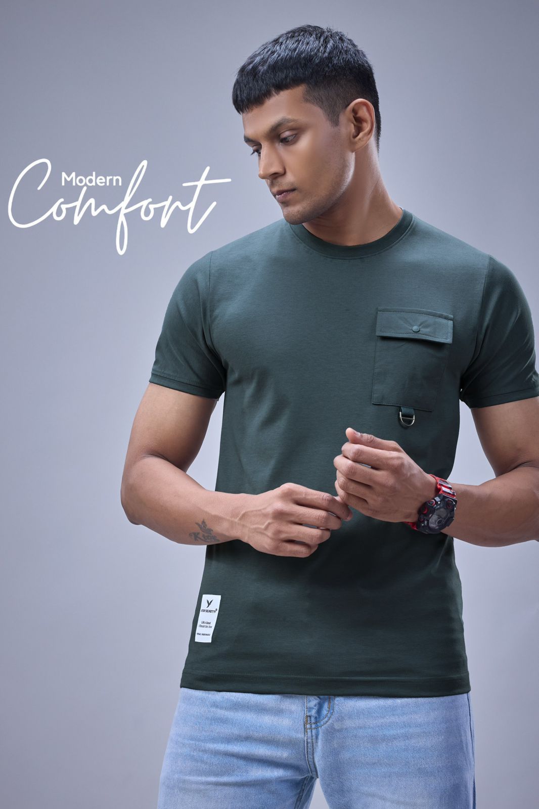 Vol 6680-6687 High Density Interlock Mens Tshirts Manufacturer Ahmedabad