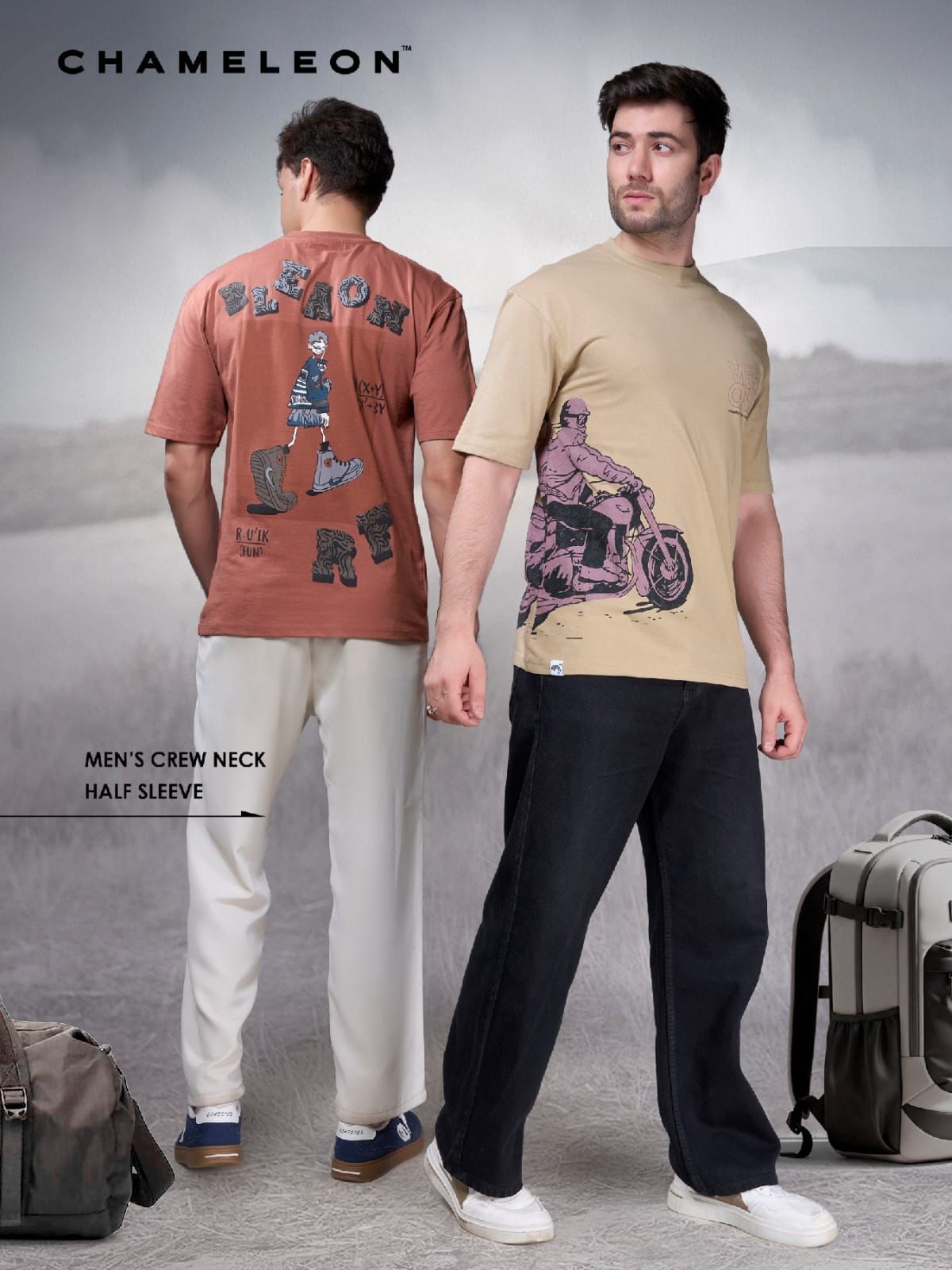 Vol 6683 Chameleon Mens Tshirts Wholesale Rate
