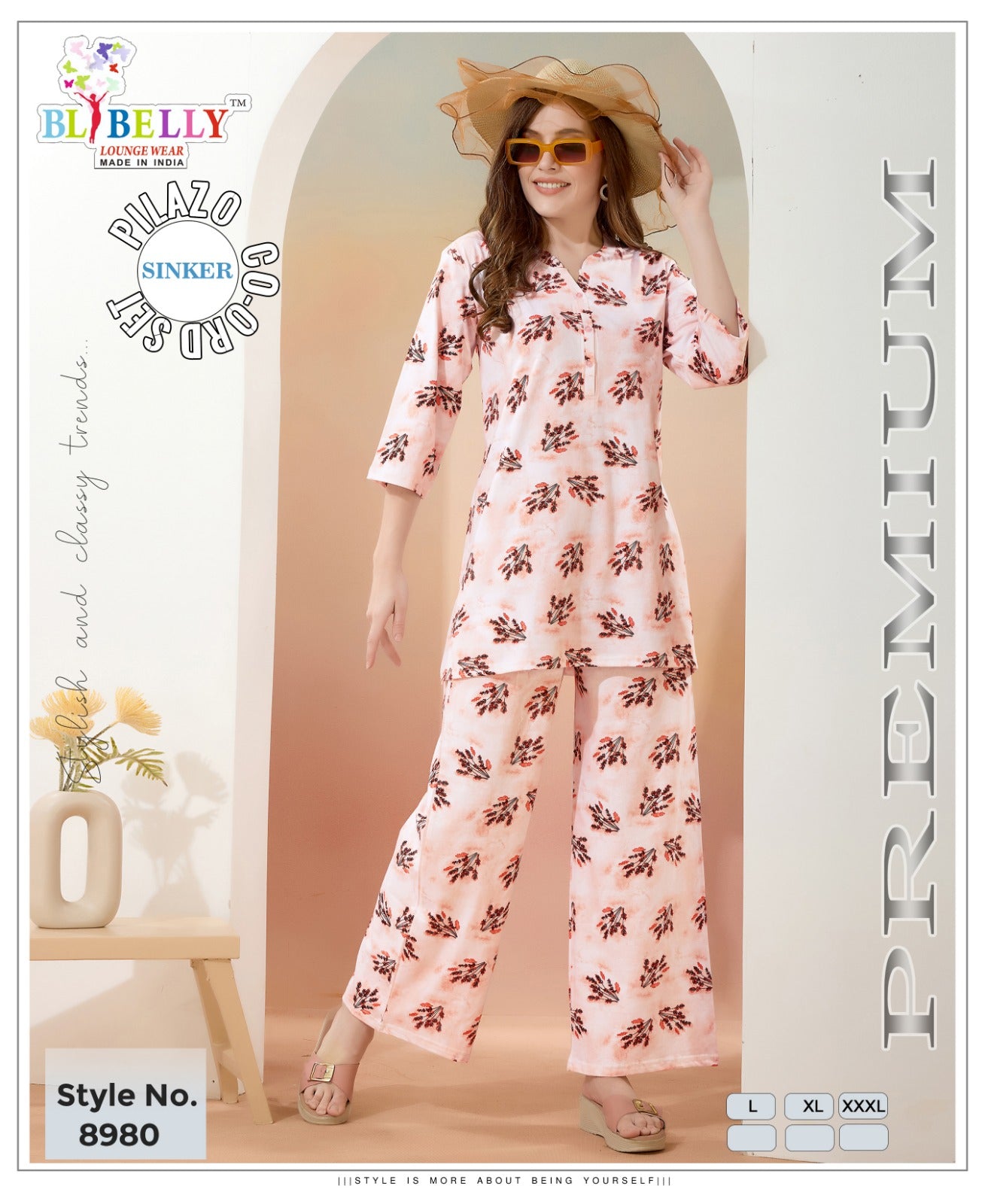 Vol 668 Belly Sinker Co Ord Set Supplier Gujarat