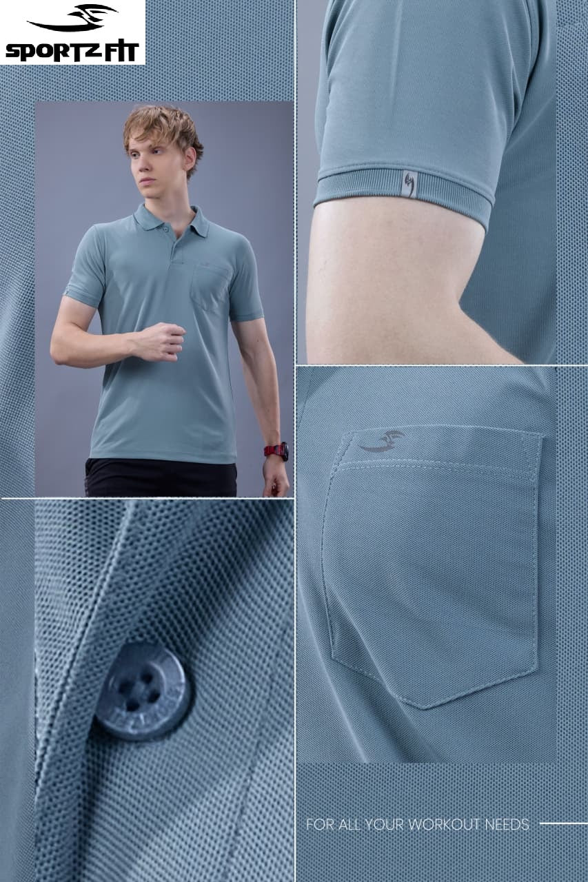 Vol 6699 Pk 125 Sportz Fit Polyester Airtex Mens Tshirts Exporter Ahmedabad