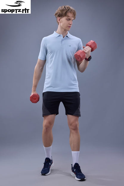 Vol 6699 Pk 125 Sportz Fit Polyester Airtex Mens Tshirts Exporter Ahmedabad