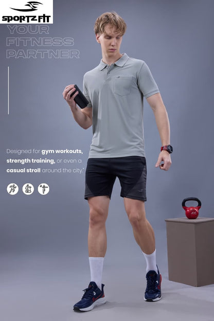 Vol 6699 Pk 125 Sportz Fit Polyester Airtex Mens Tshirts Exporter Ahmedabad