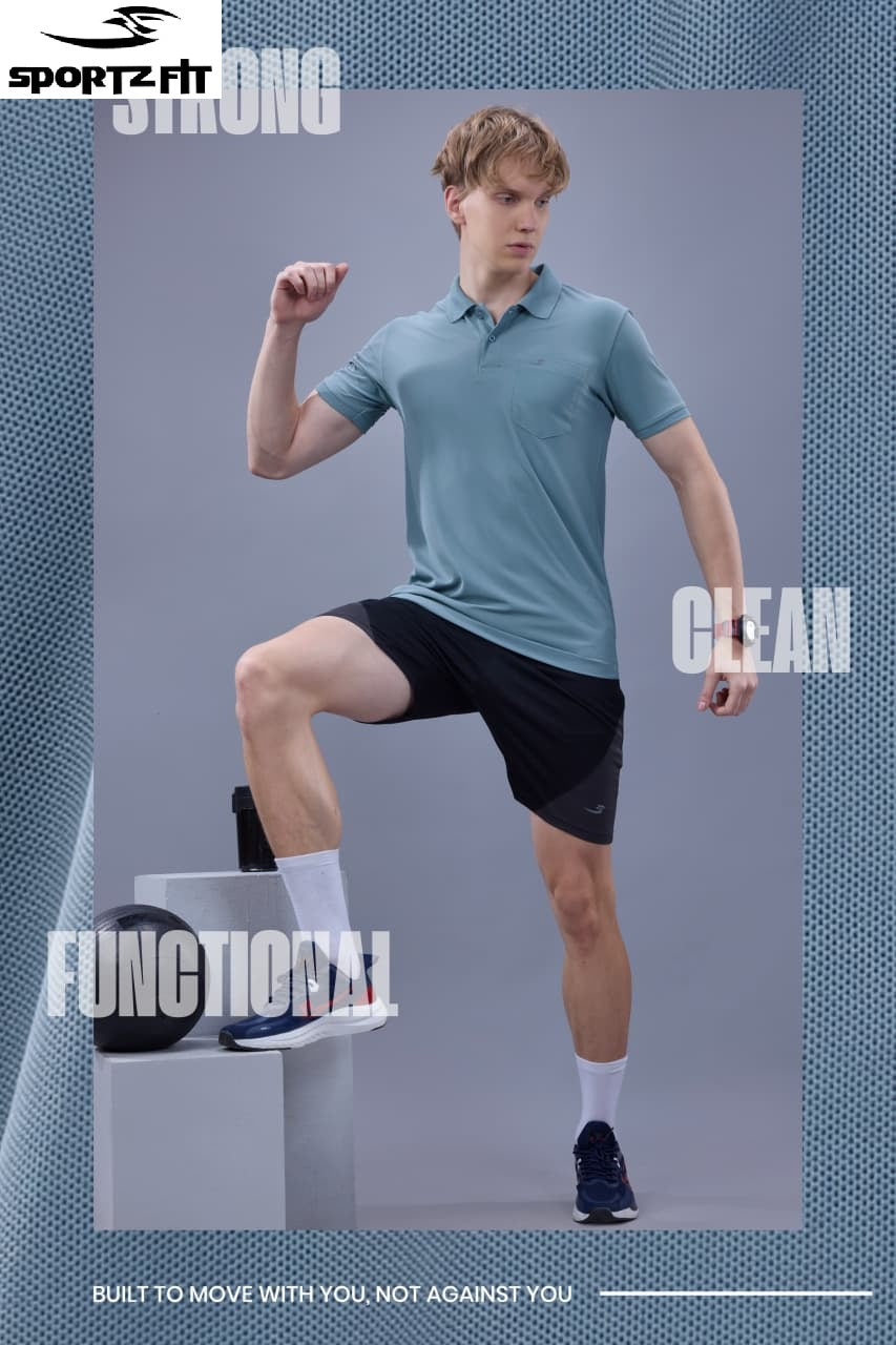 Vol 6699 Pk 125 Sportz Fit Polyester Airtex Mens Tshirts Exporter Ahmedabad