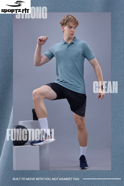 Vol 6699 Pk 125 Sportz Fit Polyester Airtex Mens Tshirts Exporter Ahmedabad