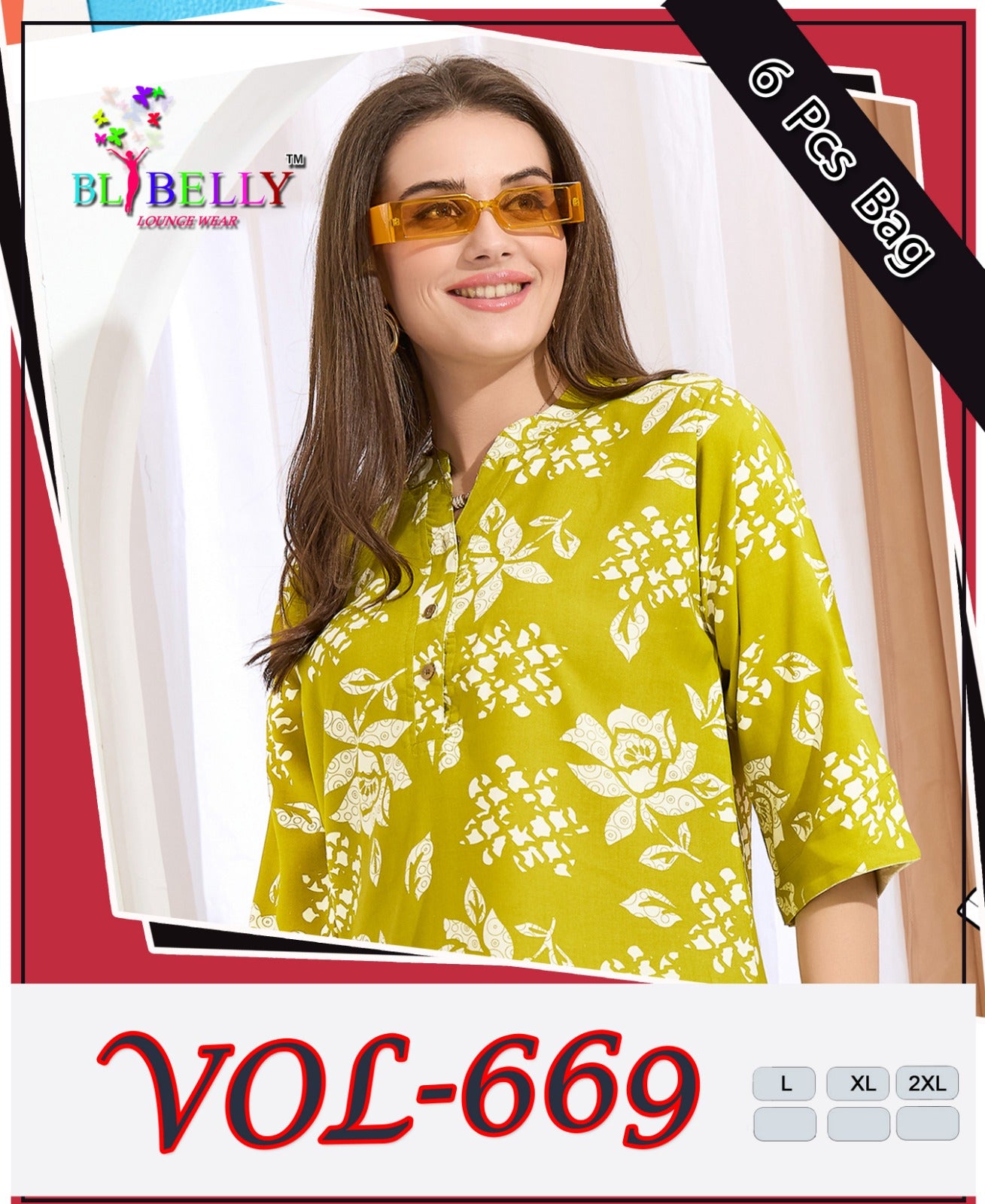 Vol 669 Belly Reyon Co Ord Set Exporter Gujarat