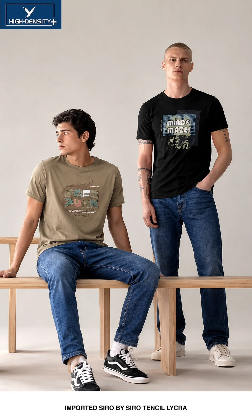 Vol 66 To 71 High Density Tencil Lycra Mens Tshirts Wholesale Price