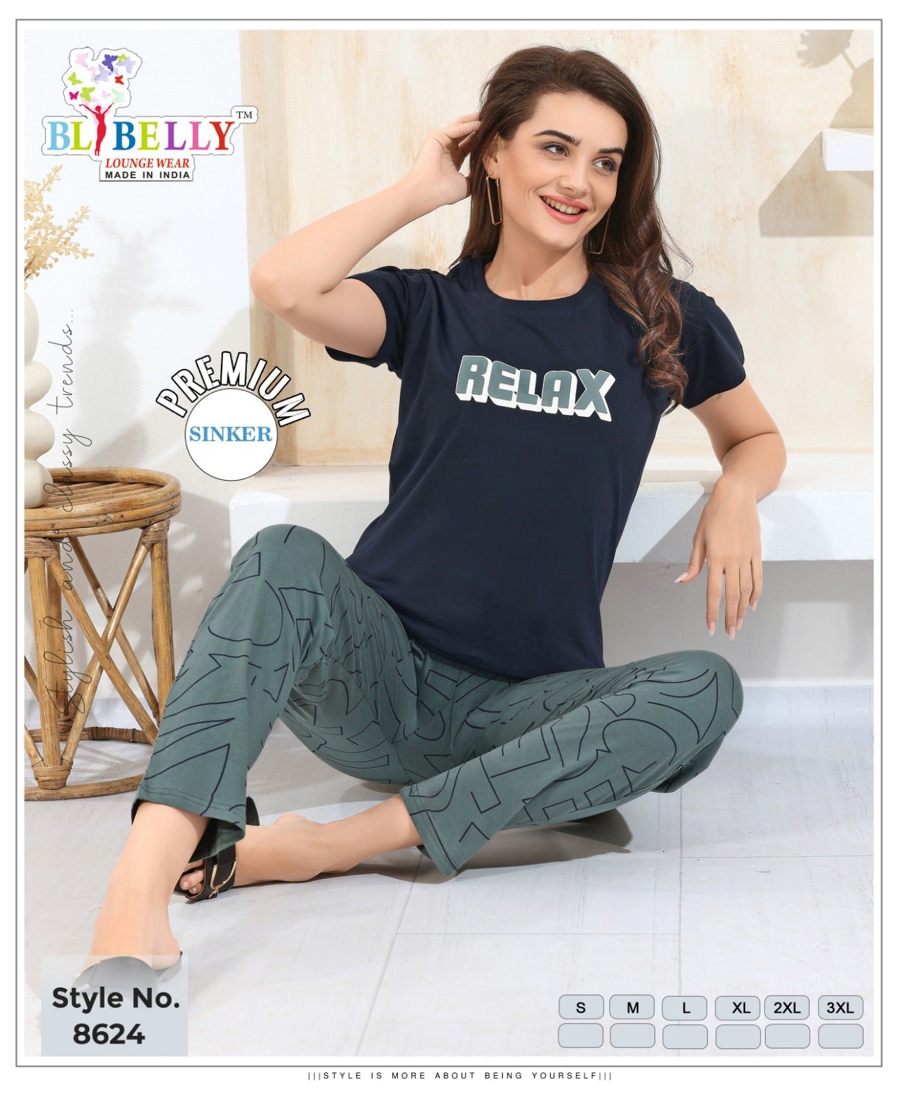 Vol 671 Belly Sinker Pyjama Night Suits Wholesaler Gujarat