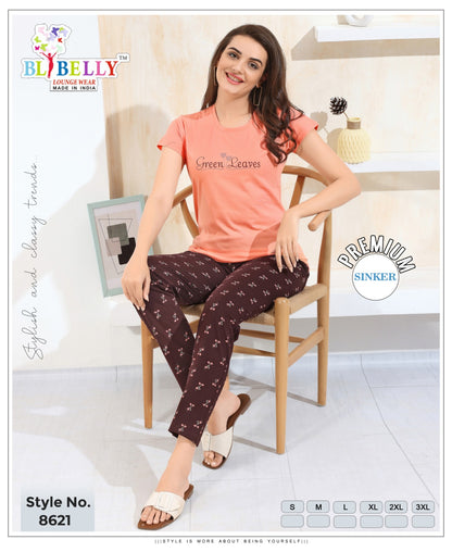 Vol 671 Belly Sinker Pyjama Night Suits Wholesaler Gujarat