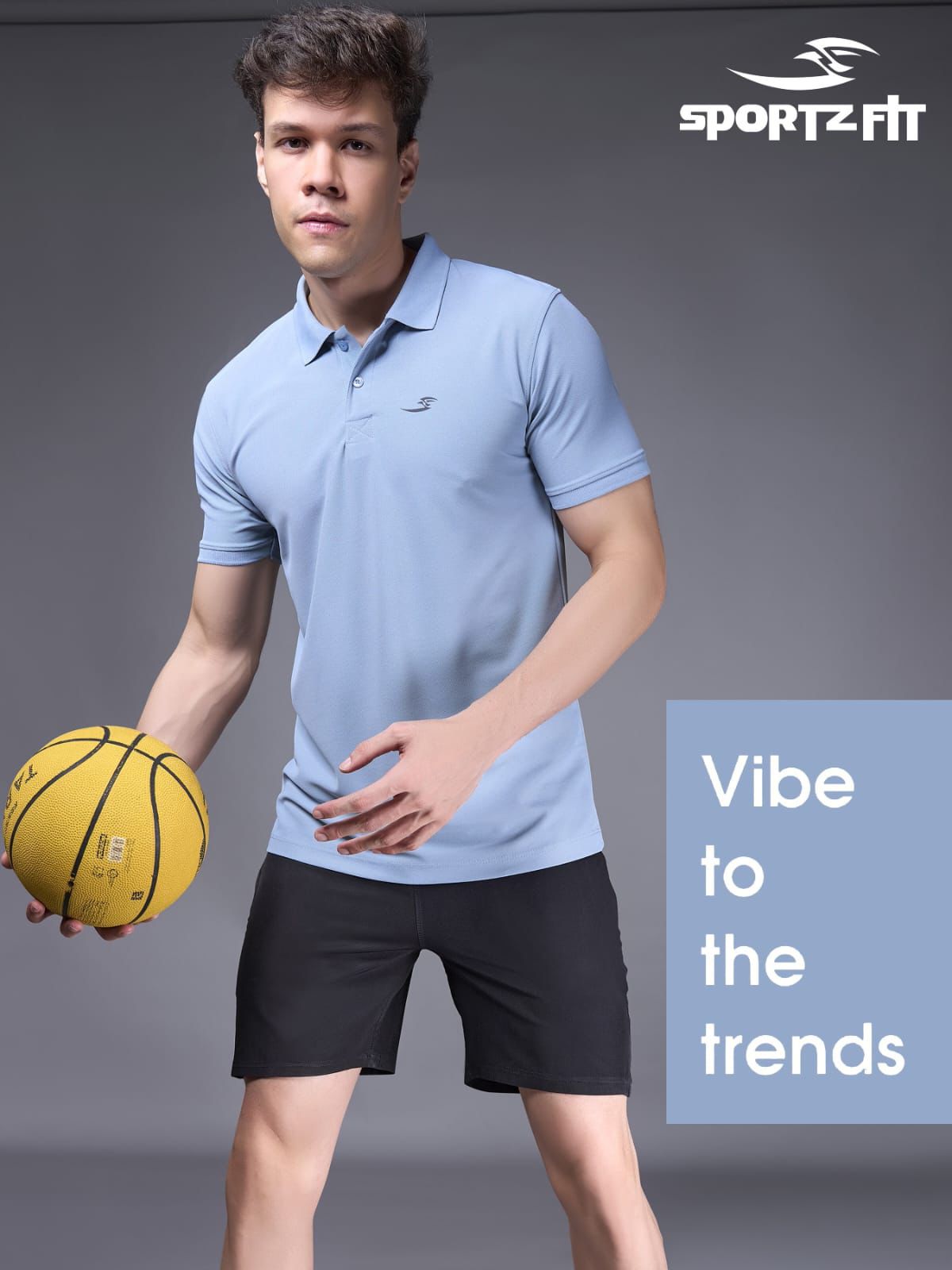 Vol 6720 Pk 100 Sportz Fit Polyster Mens Tshirts Exporter India