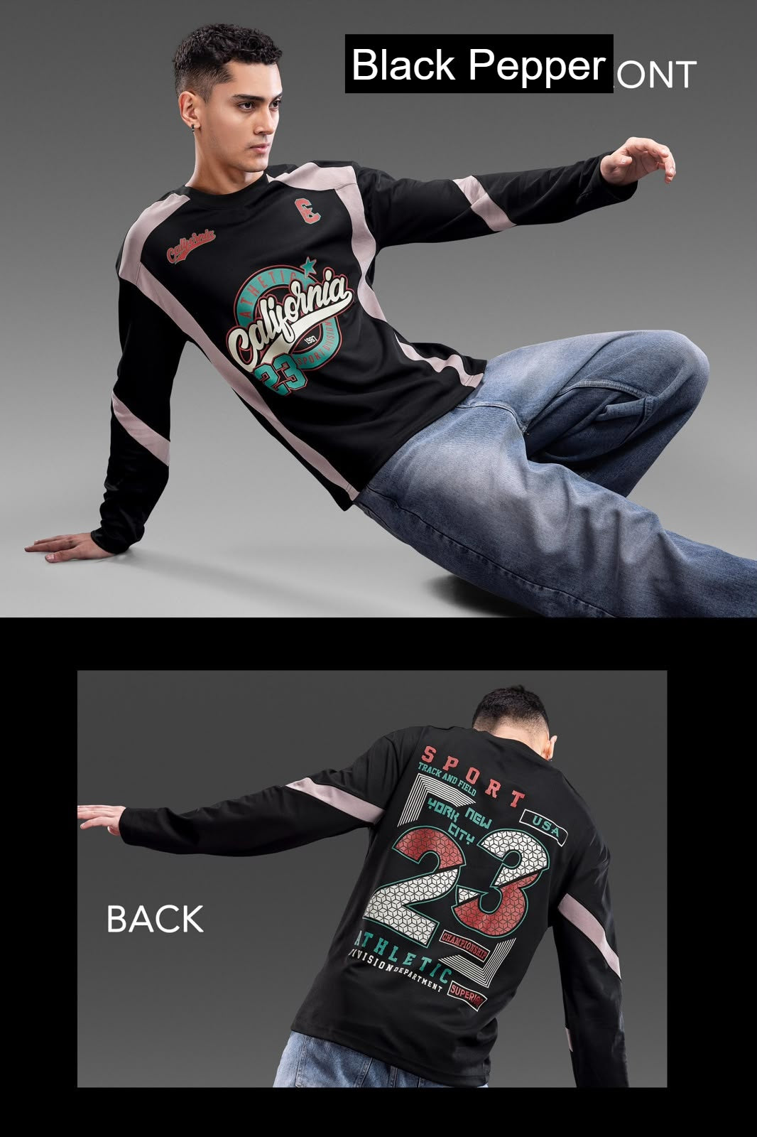 Vol 672 To 677 Knit Black Pepper Mens Tshirts Wholesale
