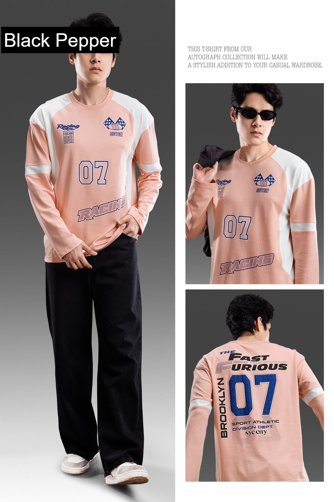 Vol 672 To 677 Knit Black Pepper Mens Tshirts Wholesale