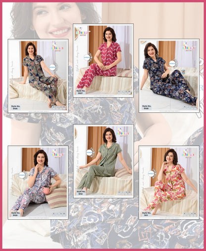 Vol 674 Belly Sinker Collar Night Suits Supplier