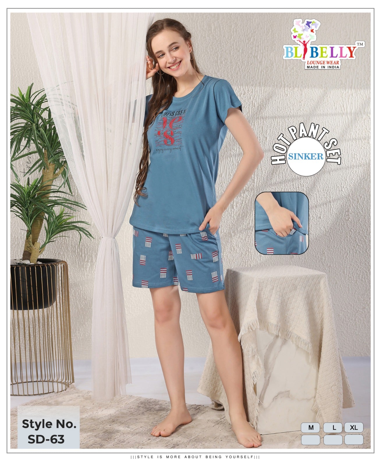 Vol 676 Belly Sinker Shorts Night Suits Exporter Ahmedabad