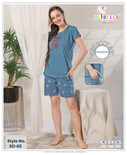 Vol 676 Belly Sinker Shorts Night Suits Exporter Ahmedabad