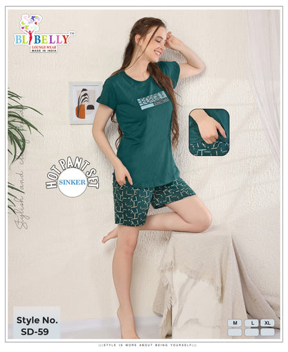 Vol 676 Belly Sinker Shorts Night Suits Exporter Ahmedabad