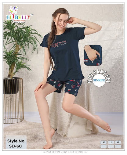 Vol 676 Belly Sinker Shorts Night Suits Exporter Ahmedabad