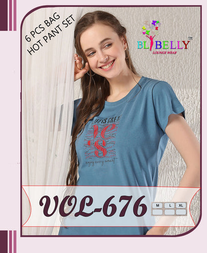 Vol 676 Belly Sinker Shorts Night Suits Exporter Ahmedabad