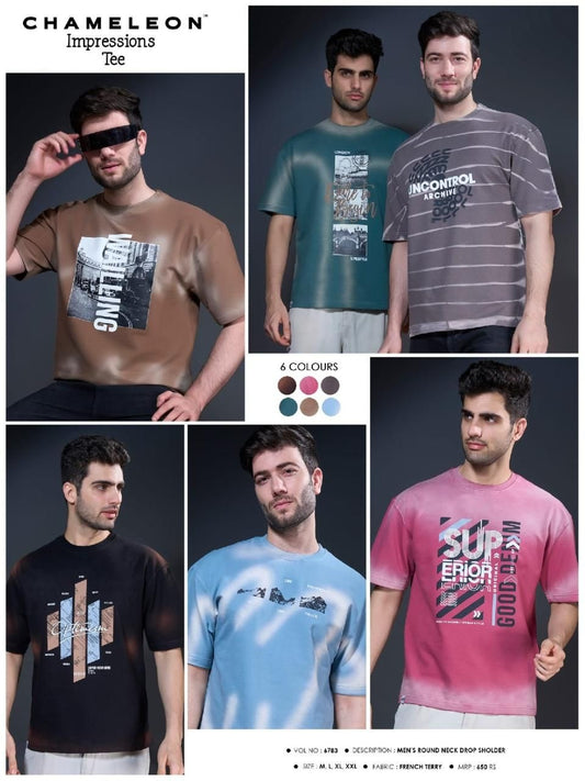Vol 6783 Chameleon Cotton Mens Tshirts Wholesaler