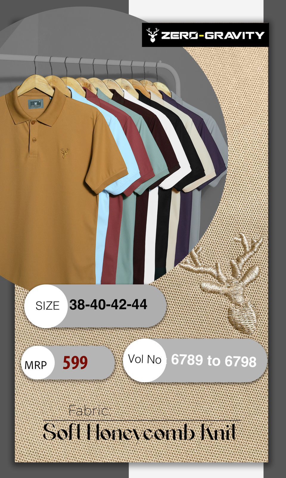 Vol 6789 To 6798 Zero Gravity Honey Comb Mens Tshirts Supplier Gujarat
