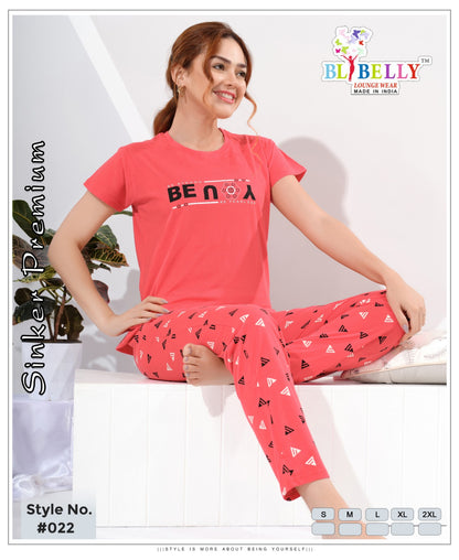 Vol 680 Belly Sinker Pyjama Night Suits Manufacturer