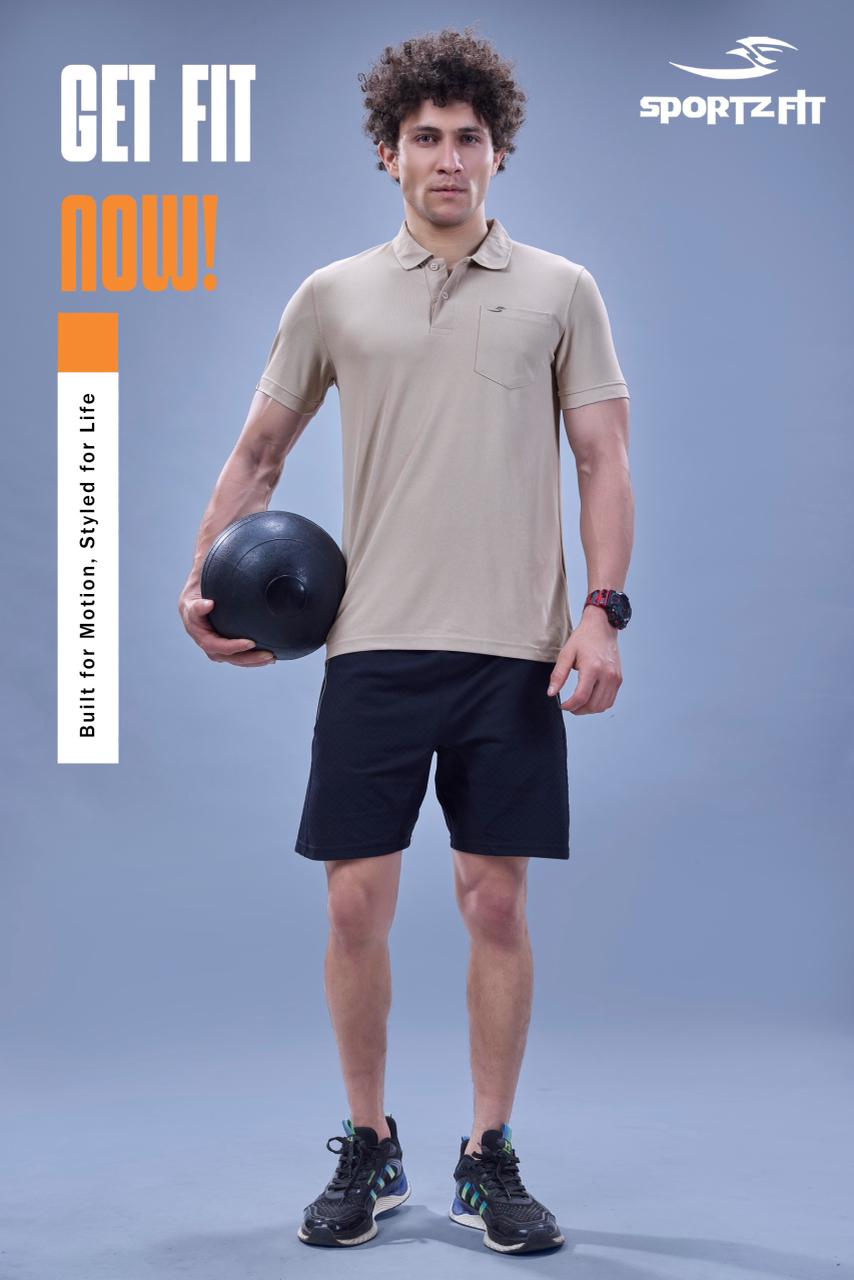 Vol 6810 Pk 125 Hq Sportz Fit Polyster Mens Tshirts Exporter