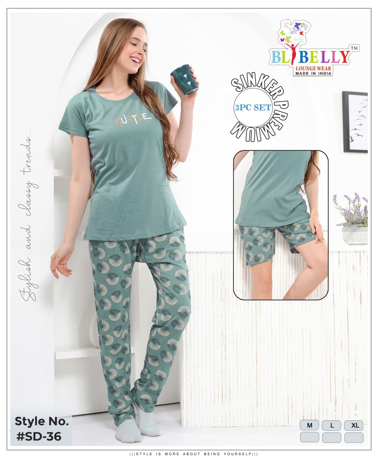 Vol 681 Belly Sinker Shorts Pyjama Night Suits Supplier