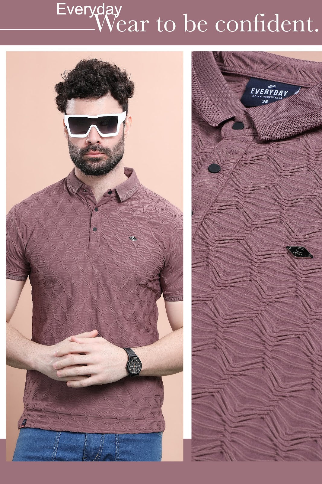 Vol 681 Everyday Jacquard Mens Tshirts Supplier Ahmedabad