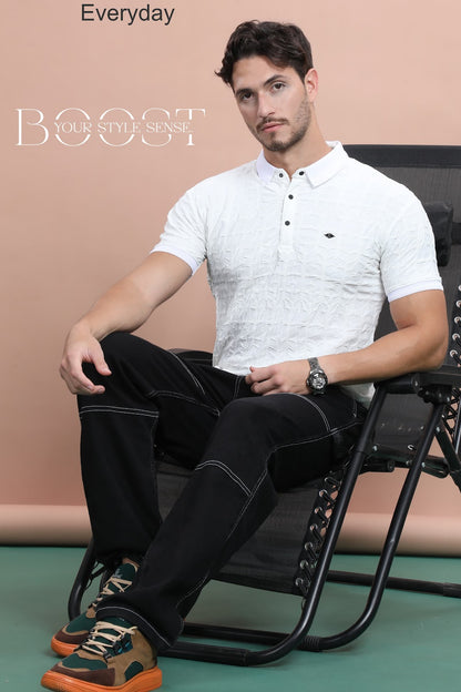 Vol 681 Everyday Jacquard Mens Tshirts Supplier Ahmedabad