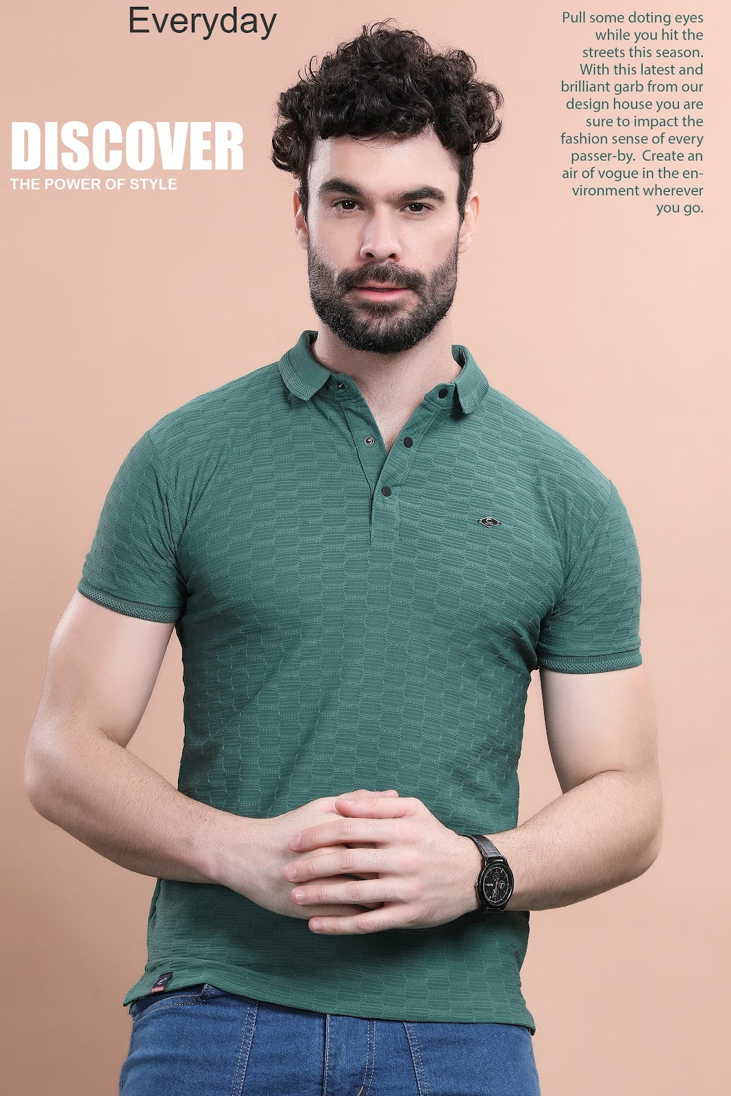 Vol 681 Everyday Jacquard Mens Tshirts Supplier Ahmedabad