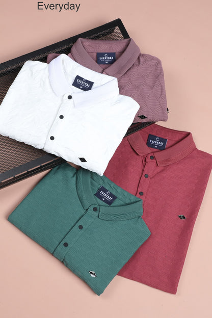 Vol 681 Everyday Jacquard Mens Tshirts Supplier Ahmedabad