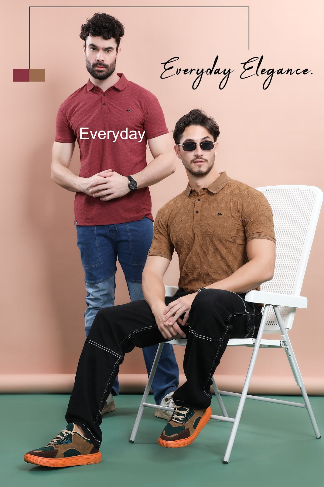 Vol 681 Everyday Jacquard Mens Tshirts Supplier Ahmedabad