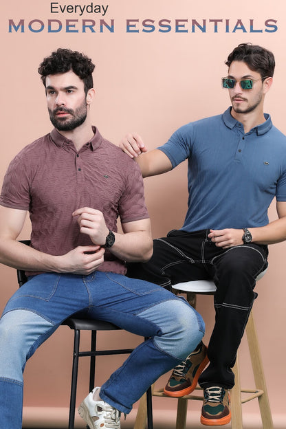 Vol 681 Everyday Jacquard Mens Tshirts Supplier Ahmedabad