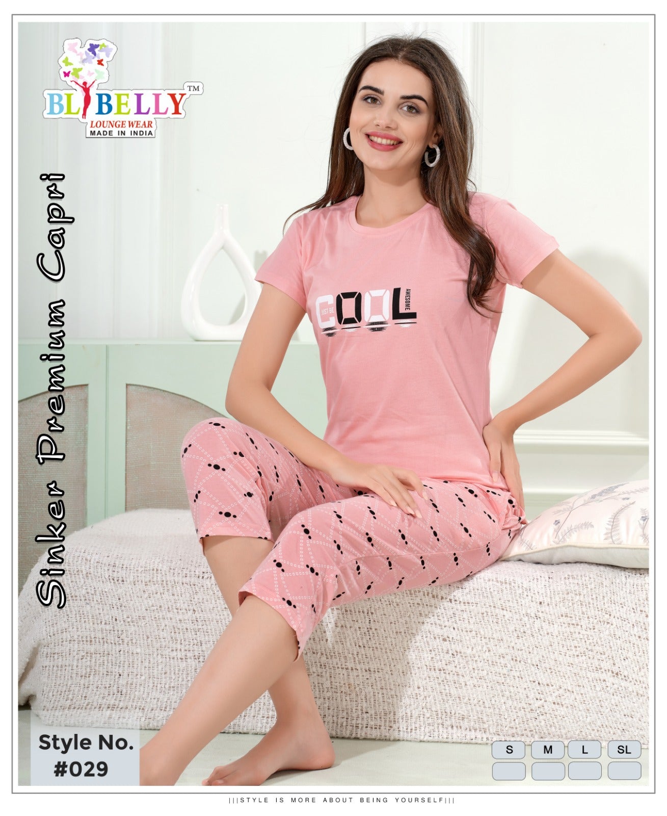 Vol 683 Belly Sinker Capri Night Suits Supplier Gujarat