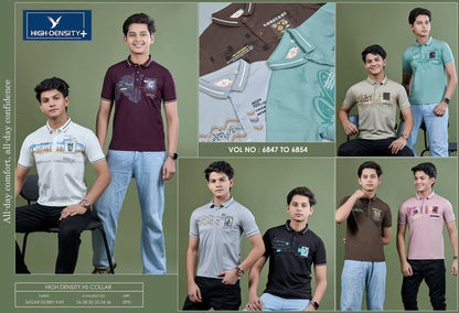 Vol 6847 To 6854 High Density Dobby Boys Tshirt Wholesaler Ahmedabad