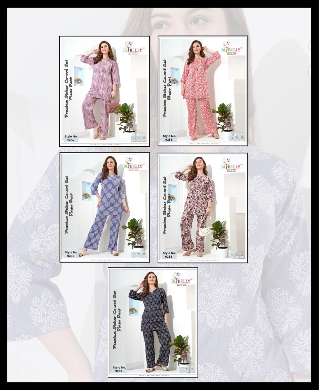 Vol 684 Belly Sinker Co Ord Set Manufacturer India