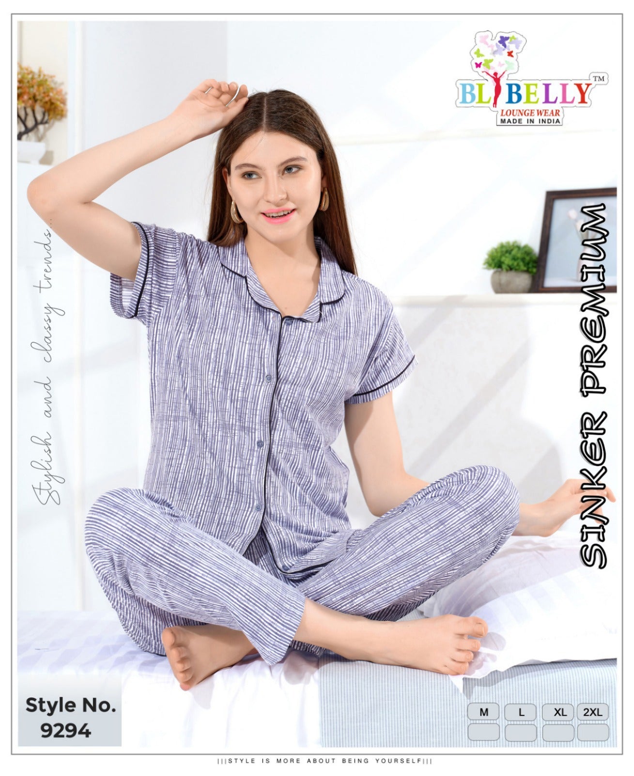 Vol 686 Belly Sinker Collar Night Suits Wholesaler India