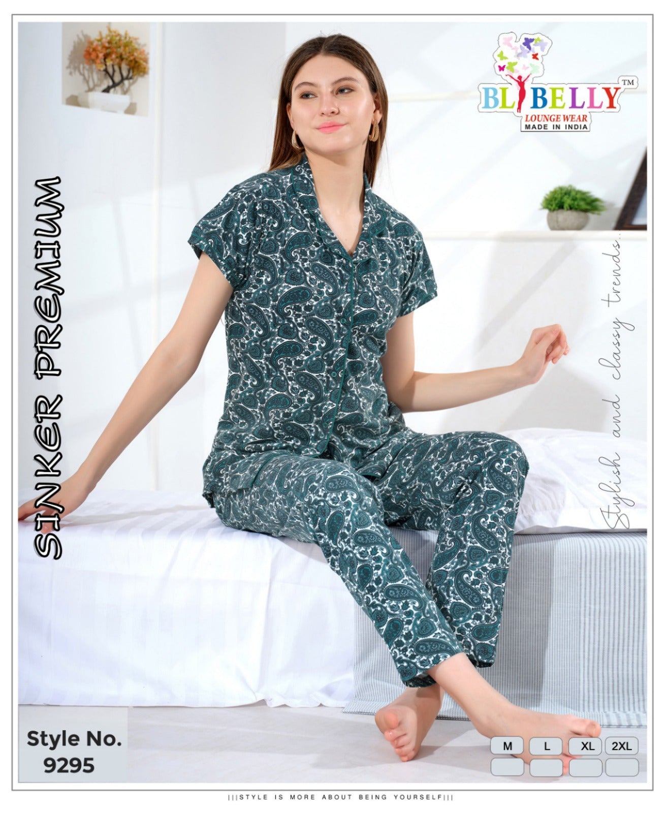 Vol 686 Belly Sinker Collar Night Suits Wholesaler India