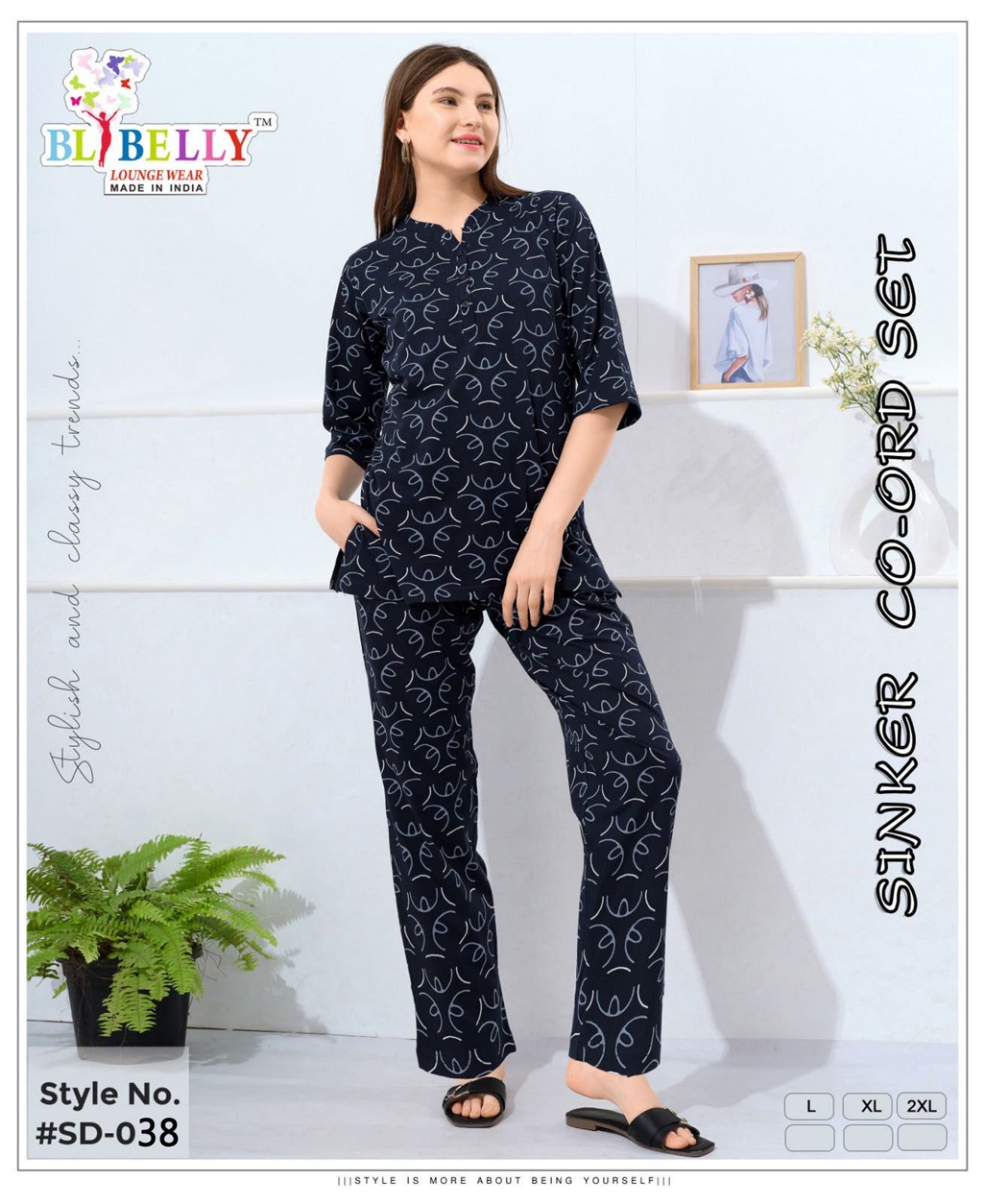 Vol 687 Belly Sinker Co Ord Set Supplier Gujarat