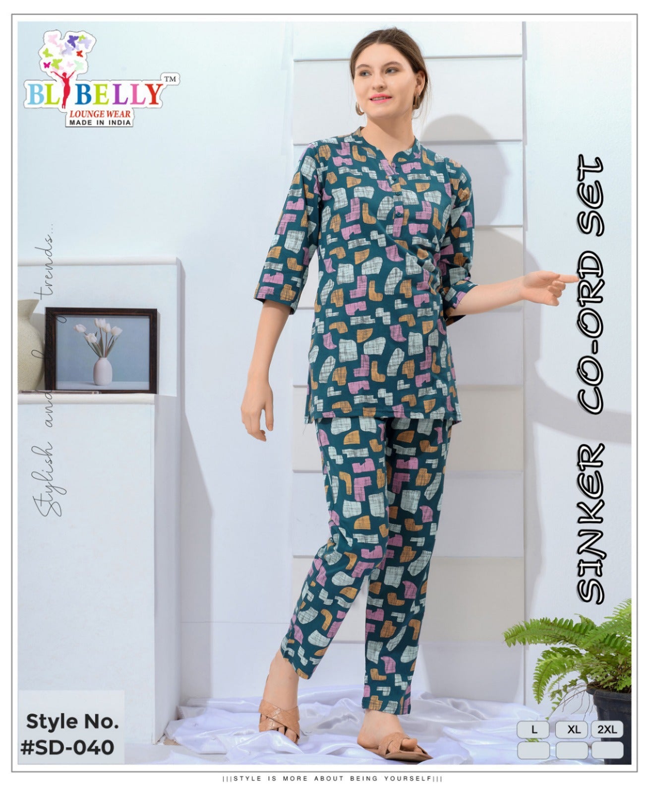 Vol 687 Belly Sinker Co Ord Set Supplier Gujarat