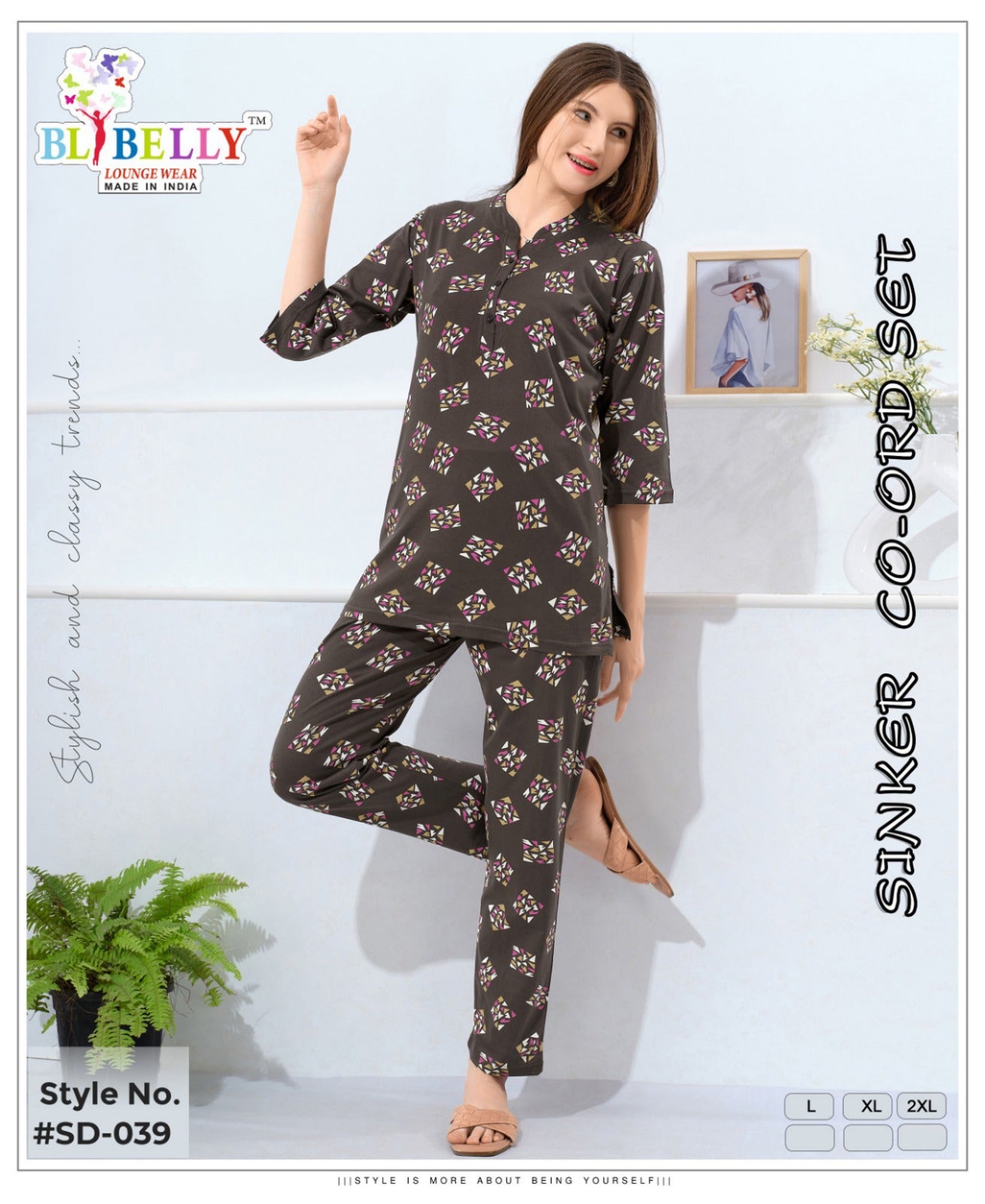 Vol 687 Belly Sinker Co Ord Set Supplier Gujarat