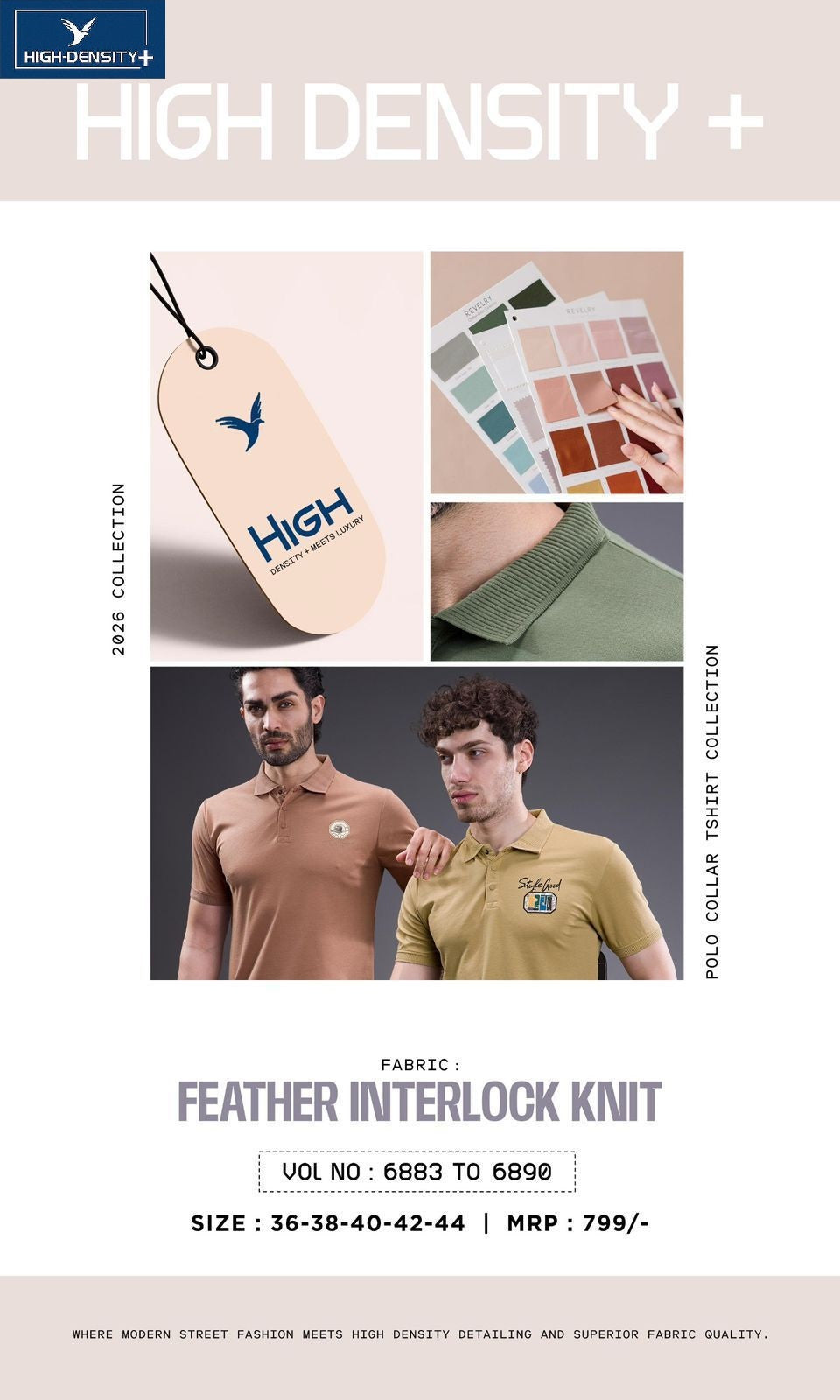 Vol 6883 To 6890 High Density Feather Mens Tshirts Exporter Gujarat